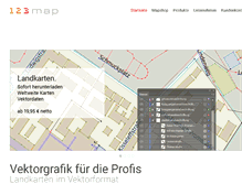 Tablet Screenshot of 123map.de